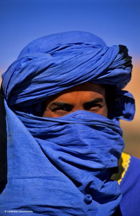 Tuareg. Desierto de Marruecos.
