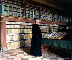 Biblioteca del Monasterio de Yuso. San Millán de la Cogolla. La Rioja.